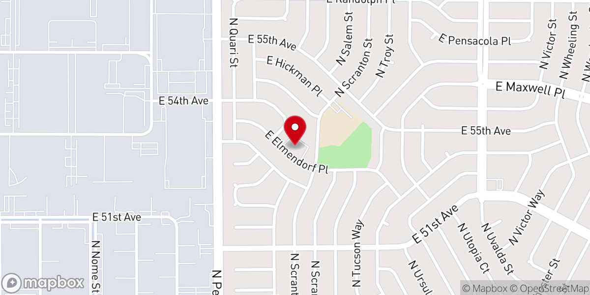 Map showing location of Grace Christian Center - The G