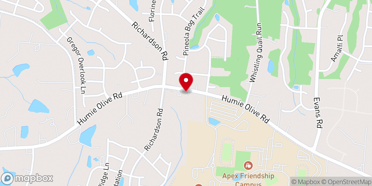 Map showing location of Greater Christian Chapel Church