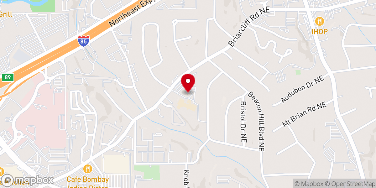 Map showing location of Immaculate Heart of Mary Catholic Church