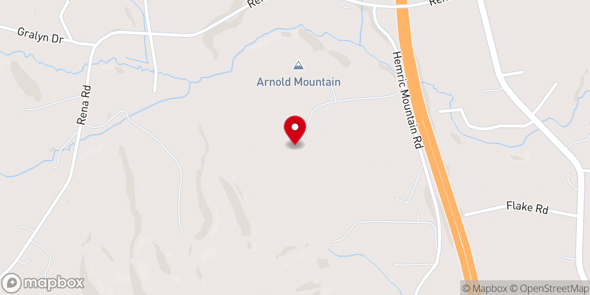 Map showing location of Daybreak Christian Center