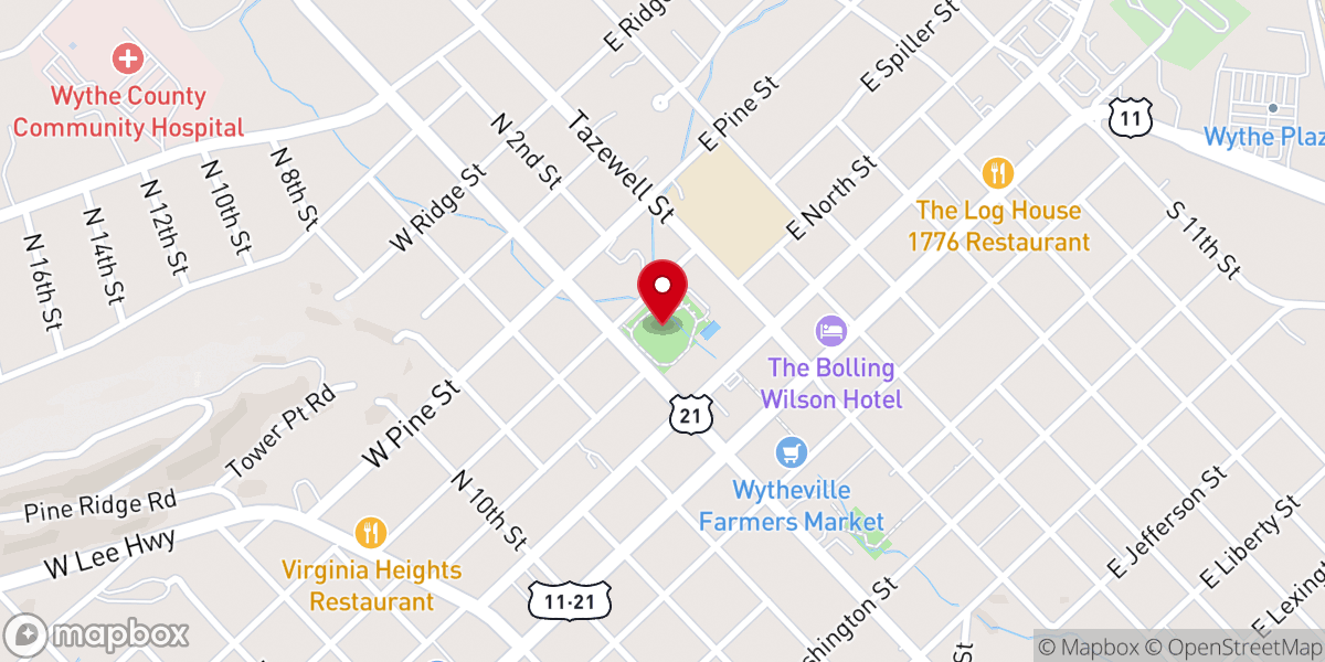 Map showing location of Withers Park
