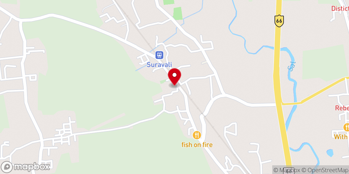 Map showing location of Our Lady of Pilar Church