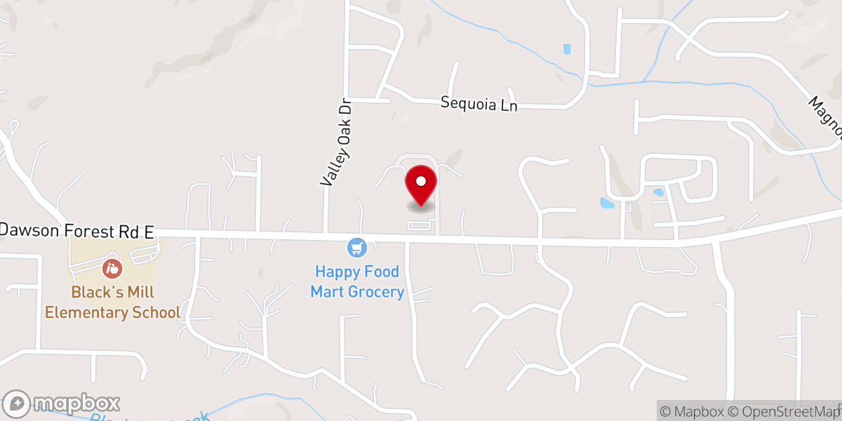 Map showing location of Set Free Church
