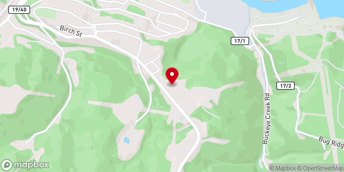 Map showing location of Wayside Community Church