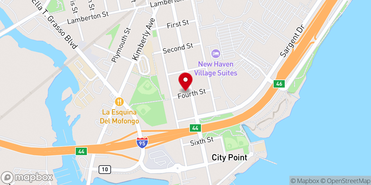 Map showing location of New Light Holy Church