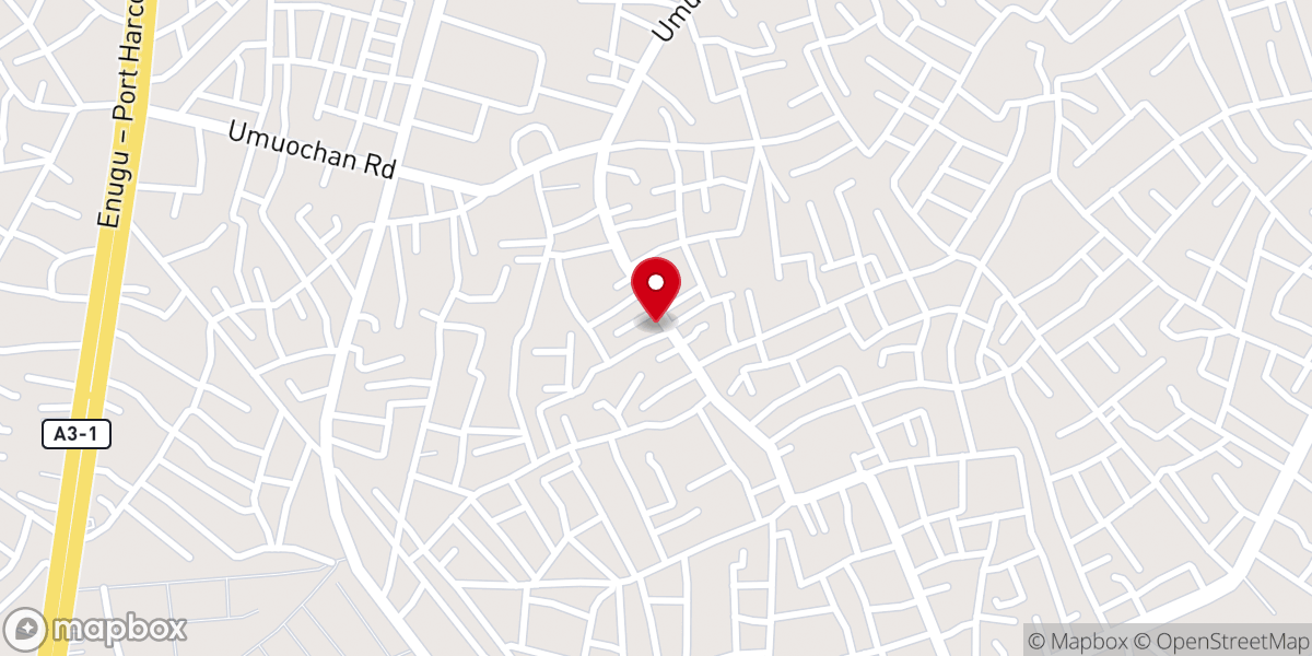 Map showing location of Assemblies Of God Church