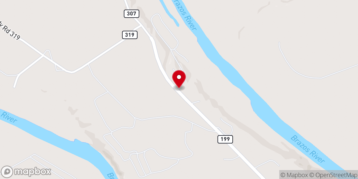 Map showing location of Arrowhead Camp & Retreat Center