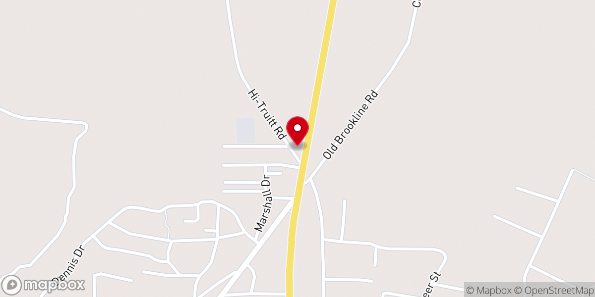 Map showing location of Jasper Circuit Memorial United Methodist Church