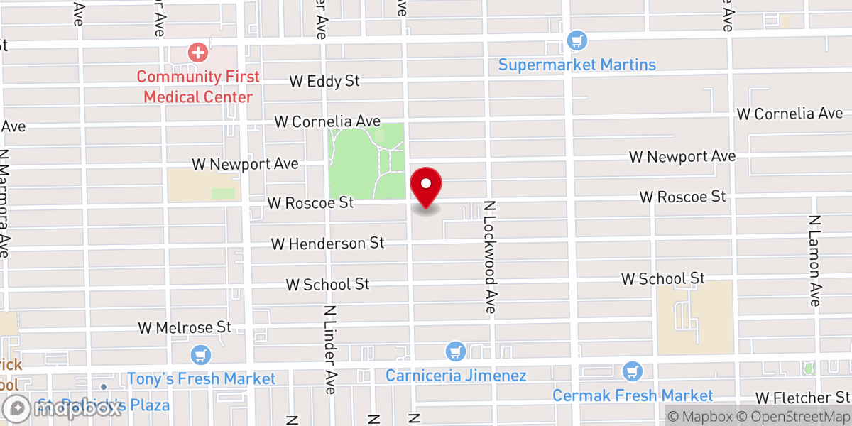Map showing location of St Ladislaus Catholic Church