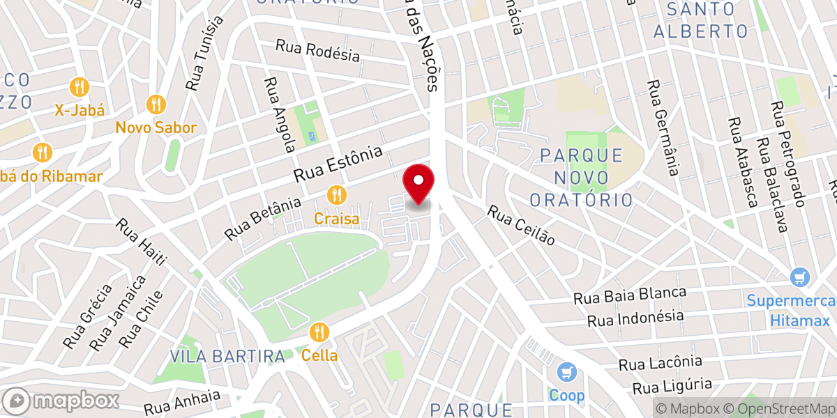Map showing location of Igreja Batista Missionária: Amor Fogo e Glória