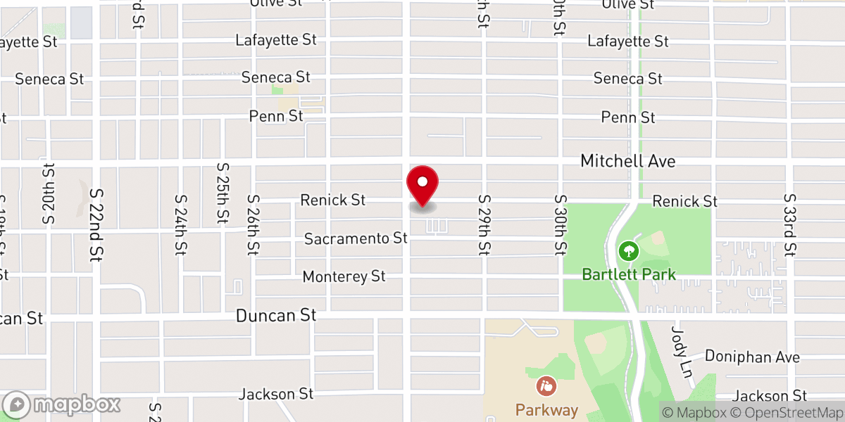 Map showing location of United Methodist Northwest