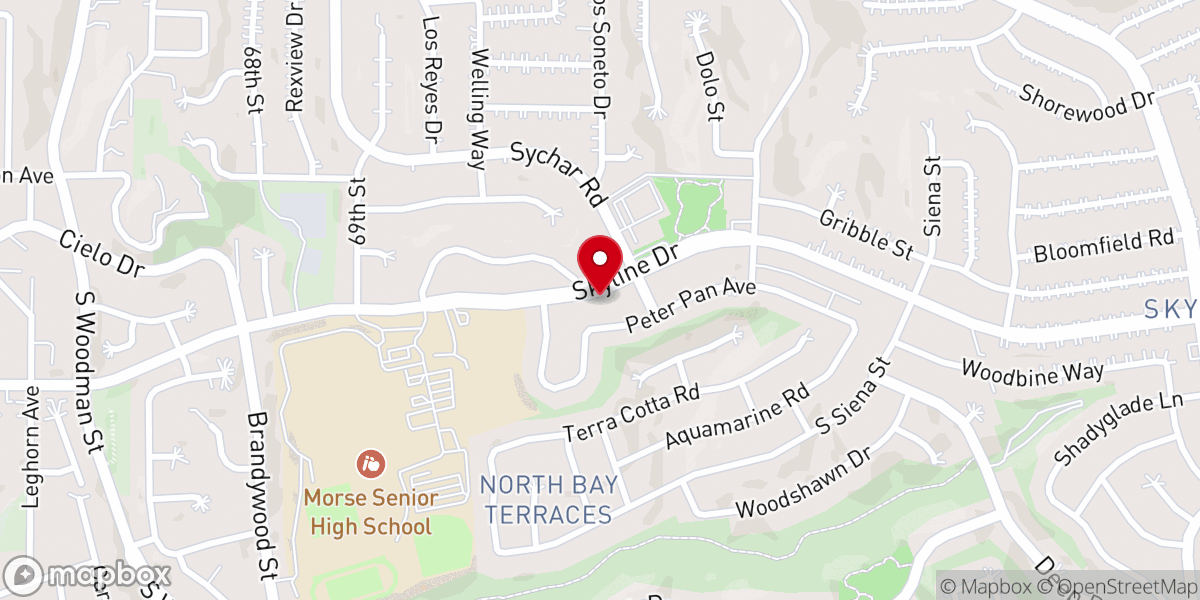 Map showing location of Consider the Poor Ministries
