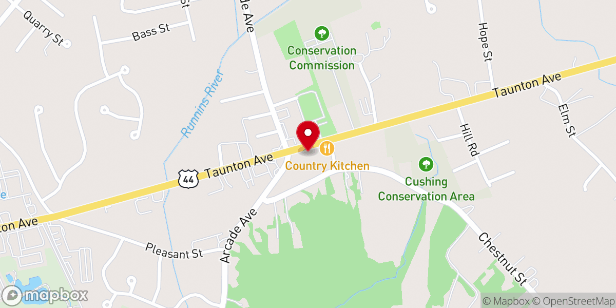 Map showing location of Free Methodist Church