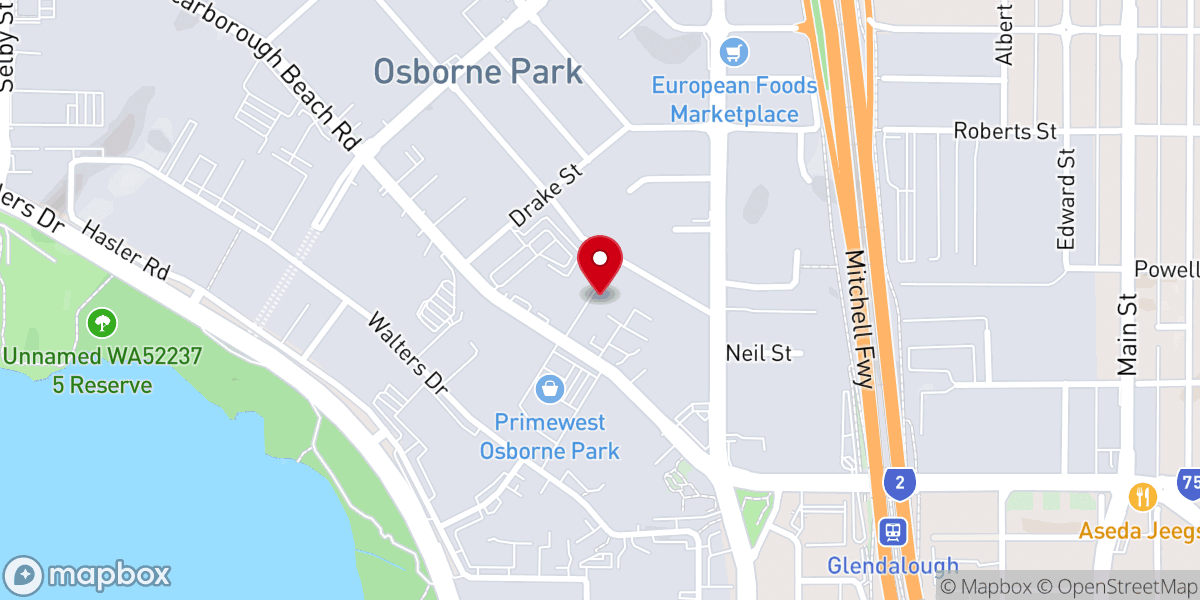 Map showing location of Grace City Church