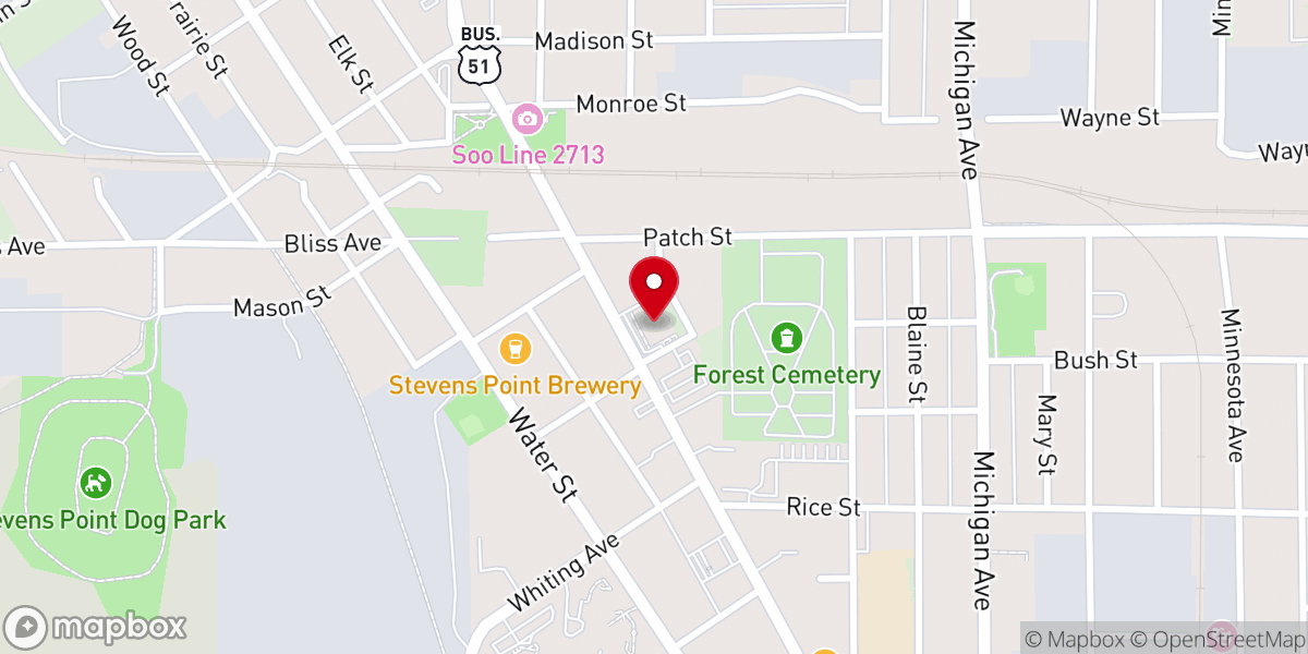 Map showing location of Rogers Cinema 7