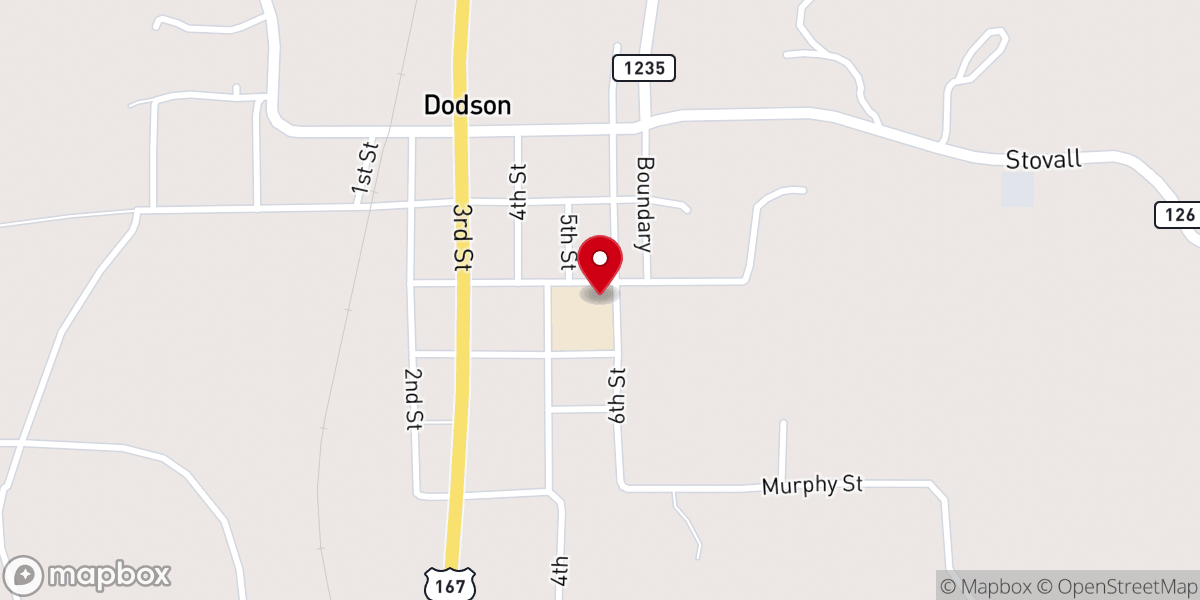 Map showing location of Winn Parish School District