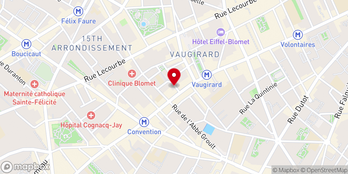 Map showing location of Chapelle de Jésus, Roi de France