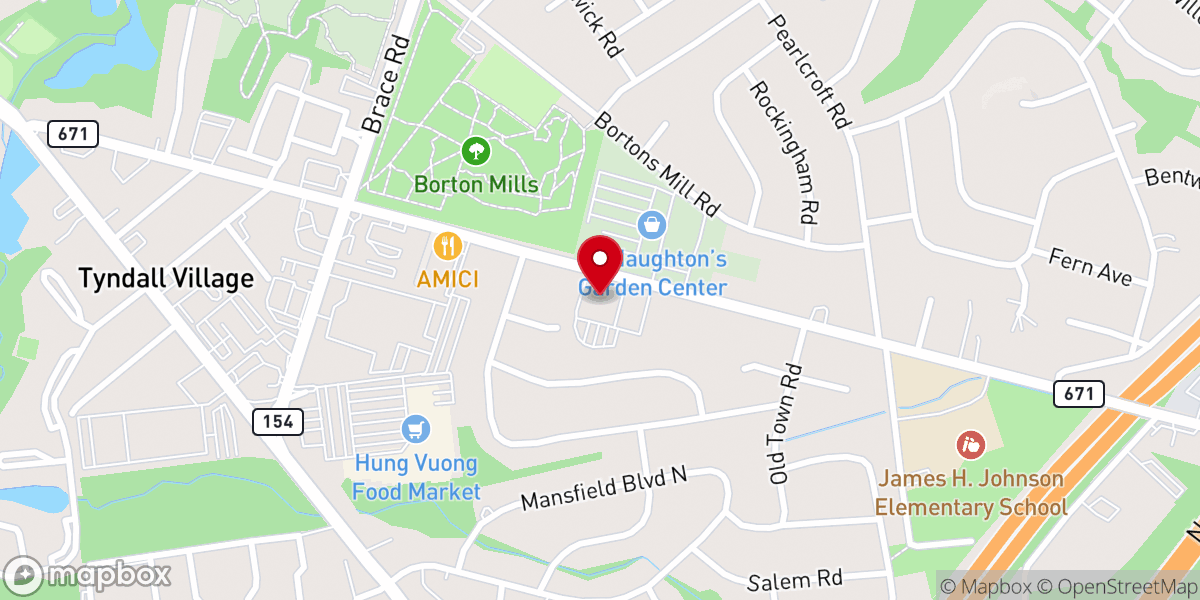 Map showing location of Holy Eucharist Church