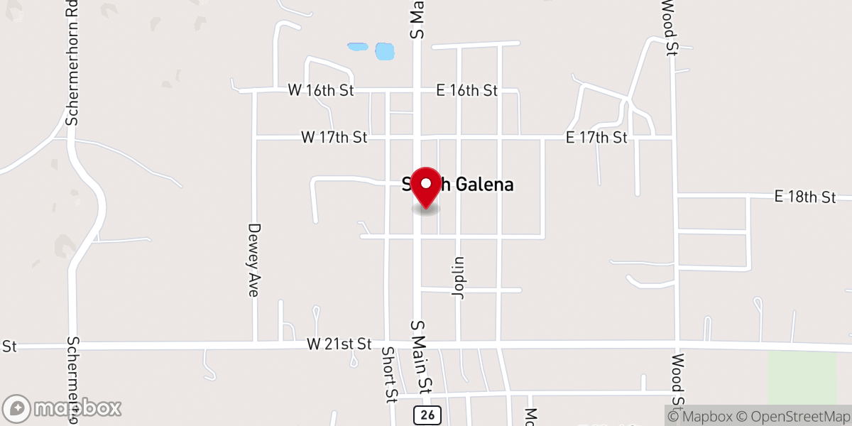 Map showing location of Trinity Apostolic Faith Spring Grove Mission