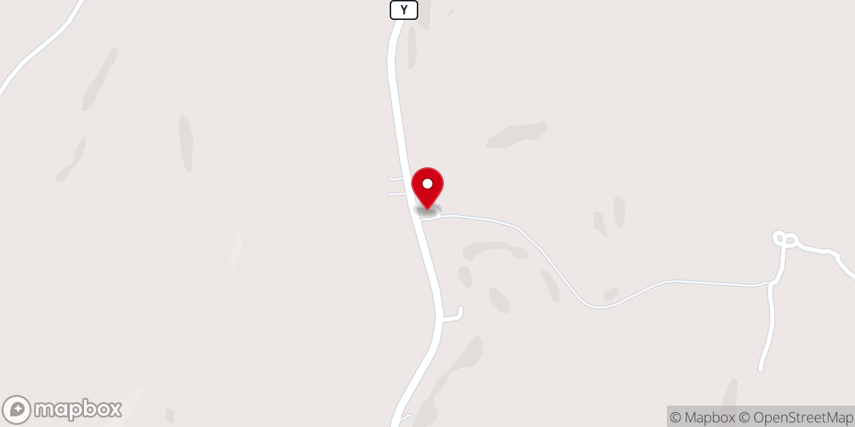 Map showing location of Woollam United Methodist Church