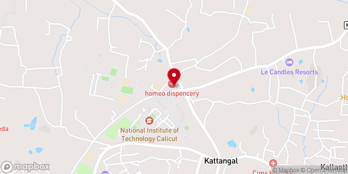 Map showing location of St. Joseph's Syro-Malabar Church, NIT Campus