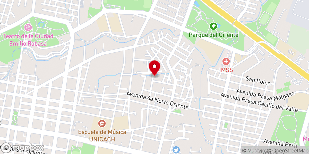 Map showing location of Iglesia Nacional Presbiteriana de México Dios Con Nosotros