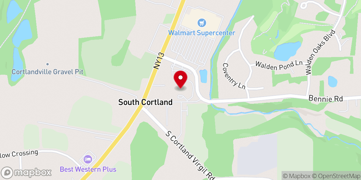 Map showing location of Walden Place