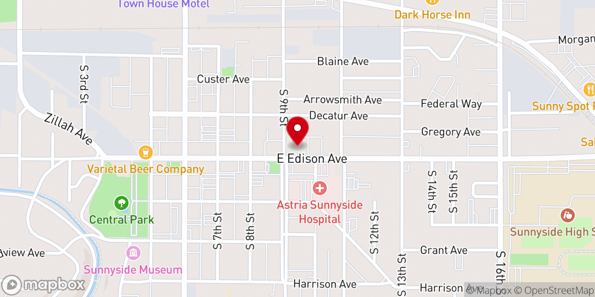 Map showing location of United Methodist Church