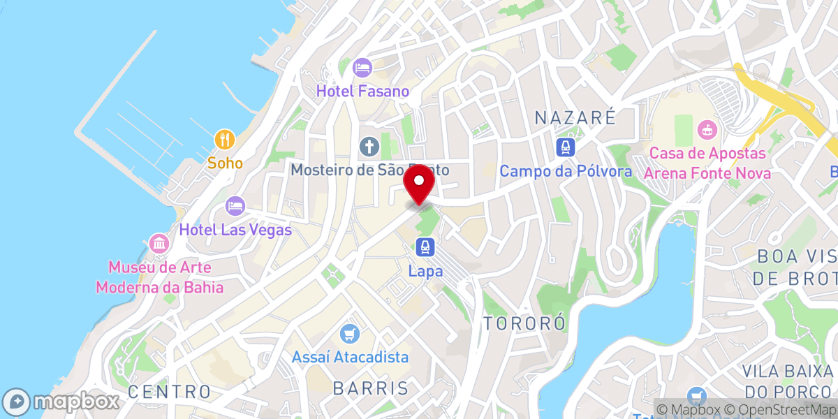 Map showing location of Igreja E Conv de Nossa Senhora da Conceição da Lapa