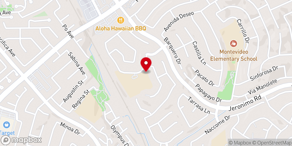 Map showing location of Encounter Church