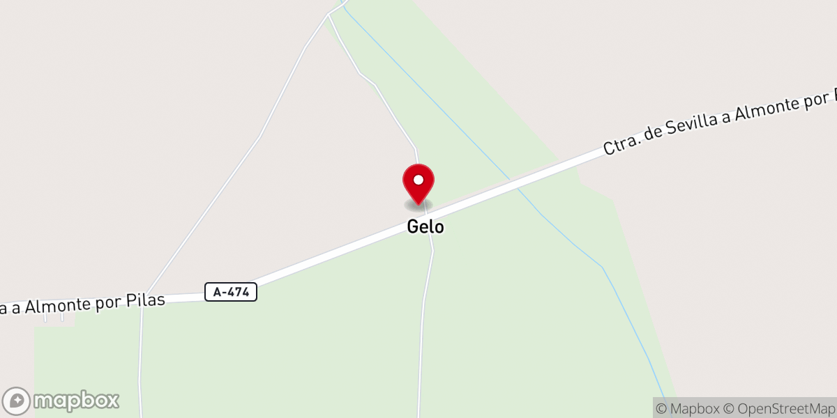 Map showing location of Ermita de Gelo