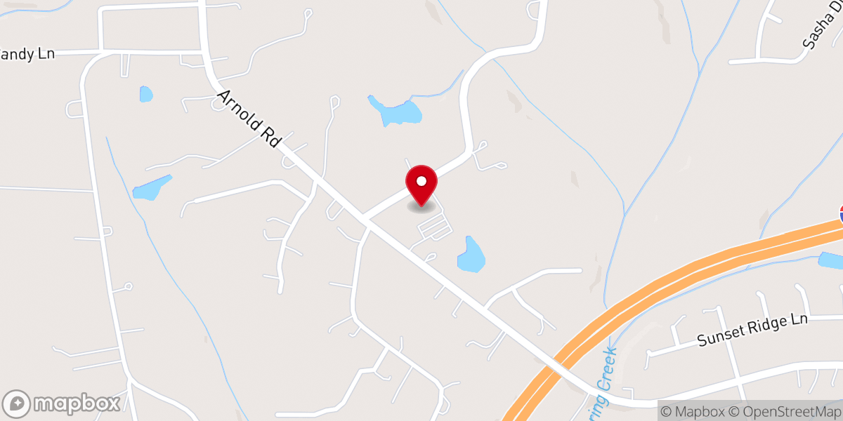 Map showing location of First Alliance Church