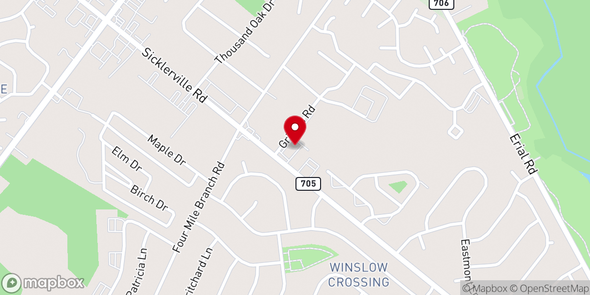 Map showing location of Christ Care Unit Missionary Baptist Church