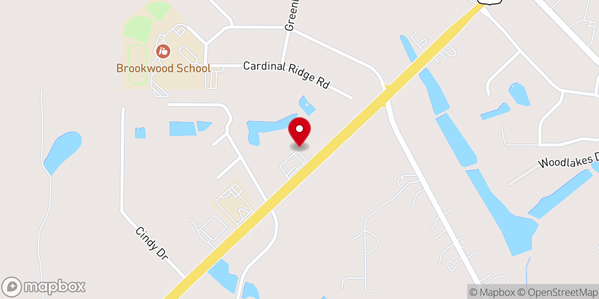 Map showing location of Cornerstone Church of Christ