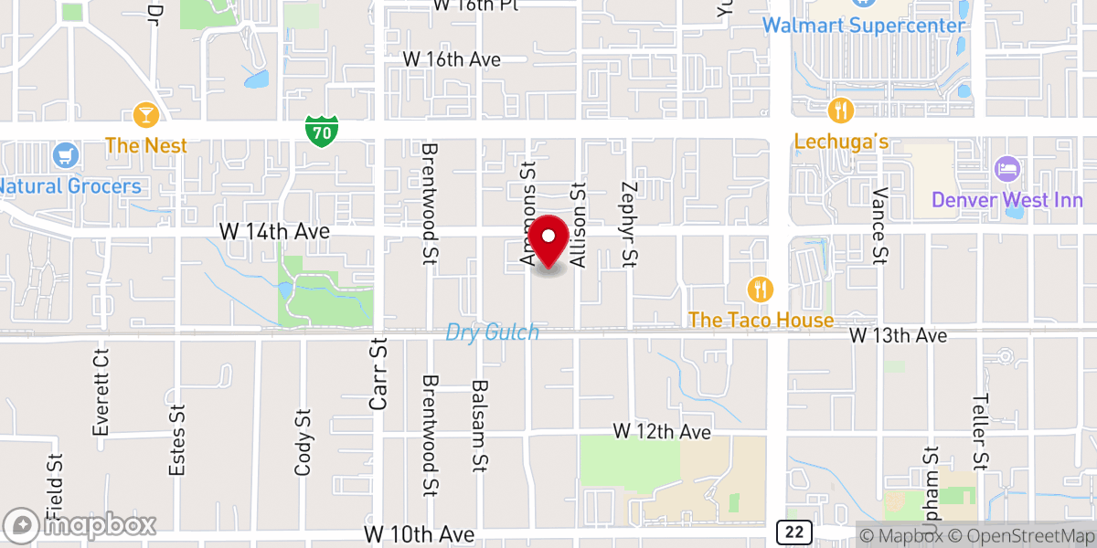 Map showing location of New Life In Christ Church