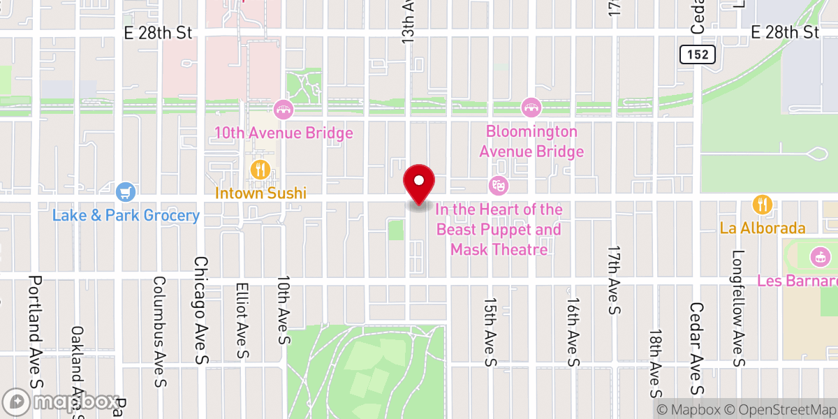 Map showing location of Christ Church International