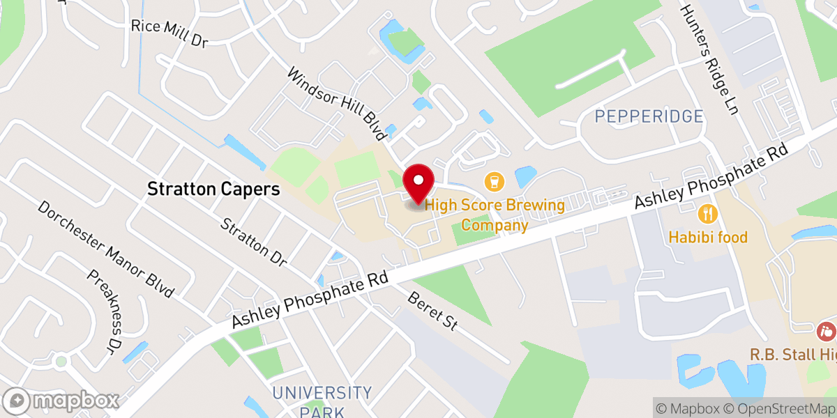 Map showing location of Oaktown Church