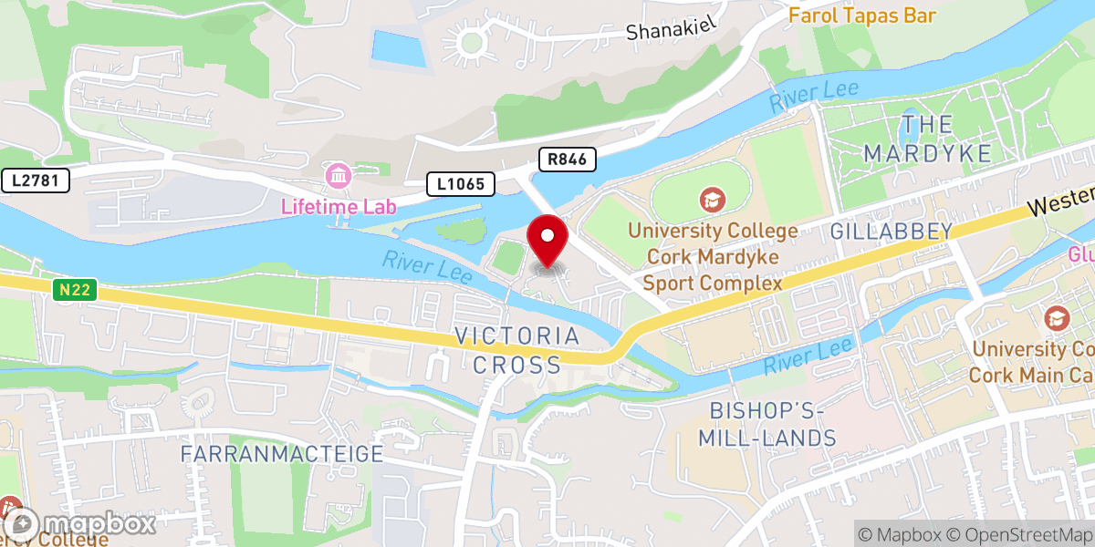 Map showing location of Sacred Heart Monastery