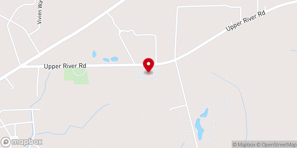 Map showing location of Central Baptist Church