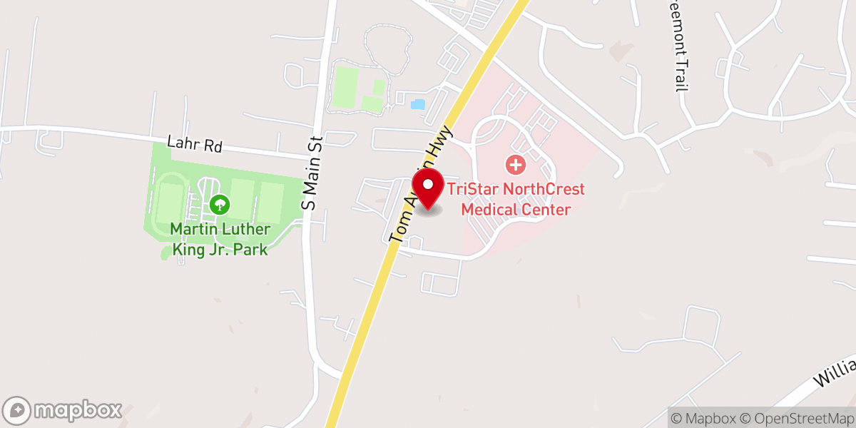 Map showing location of First SDA Church