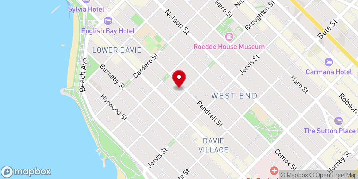 Map showing location of Guardian Angels Parish