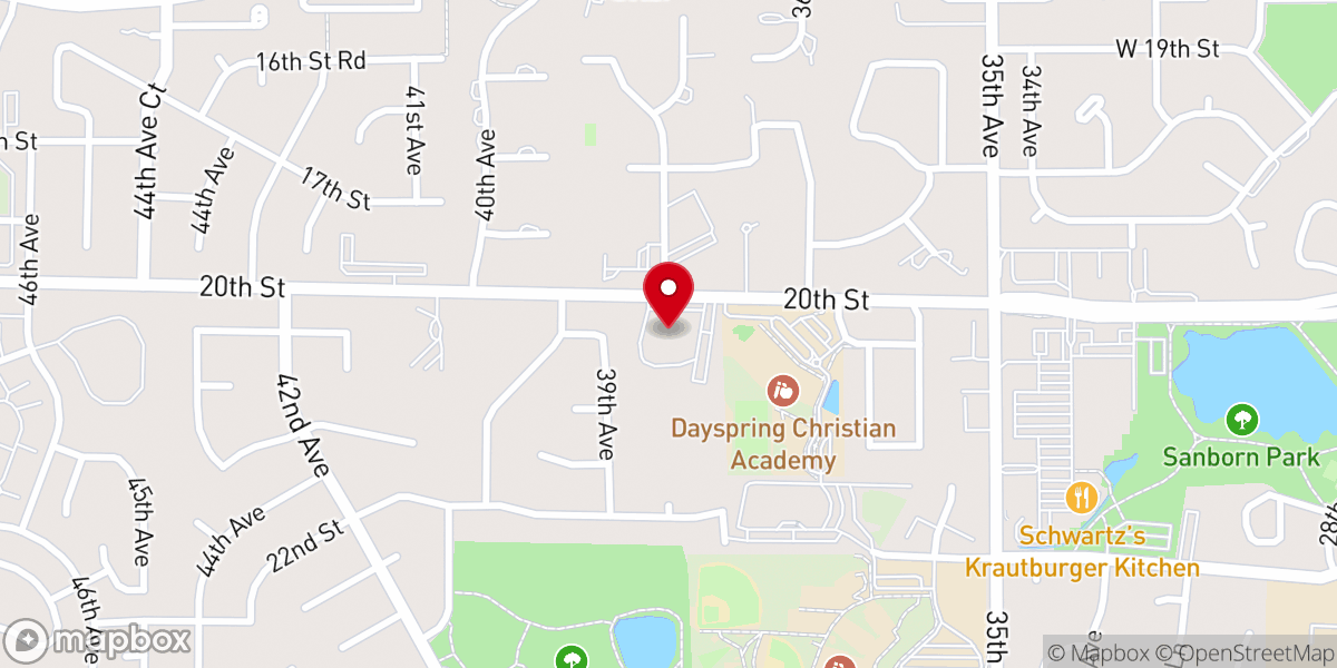 Map showing location of First United Methodist Church