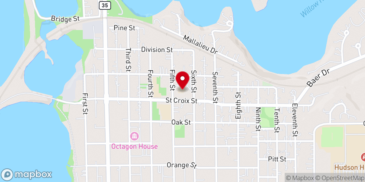 Map showing location of Trinity Academy