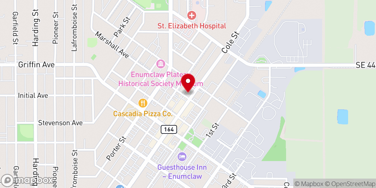 Map showing location of Plateau Outreach Ministries - Business Office