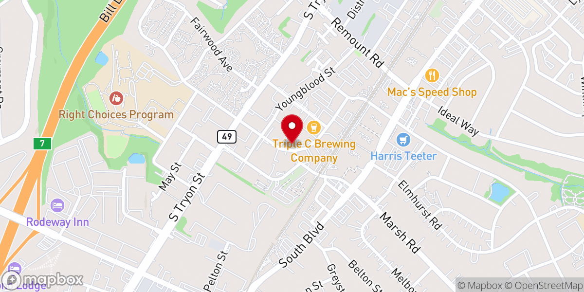 Map showing location of Freedom House South End