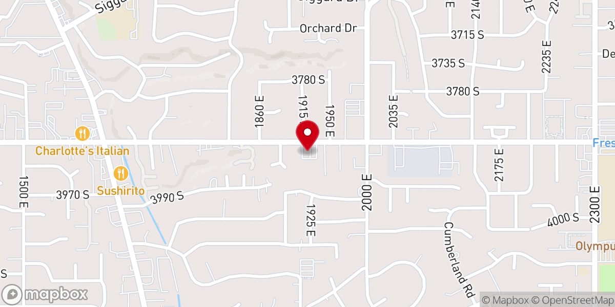 Map showing location of Salt Lake Chinese Baptist Church