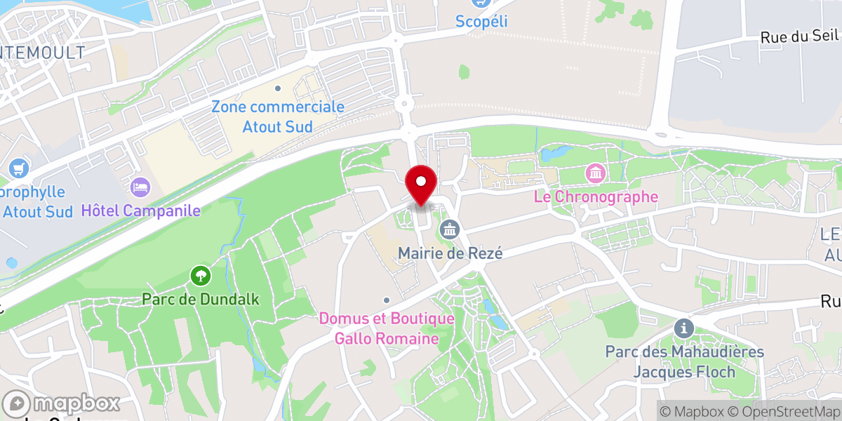Map showing location of Église Saint-Pierre