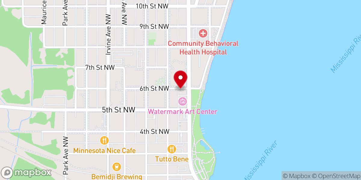 Map showing location of Cornerstone Community Church
