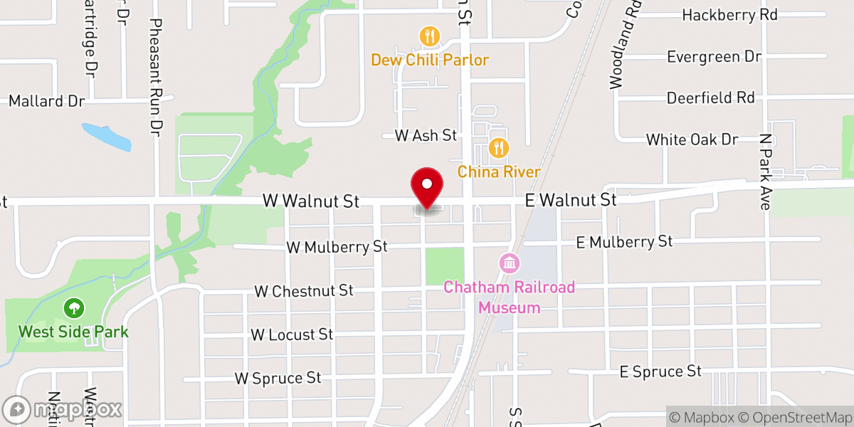 Map showing location of Saint Mary's Anglican Church