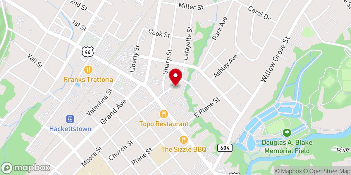 Map showing location of Trinity House